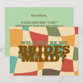 カラフルなミニマルな結婚式の招待状 招待状 (正面/裏面)