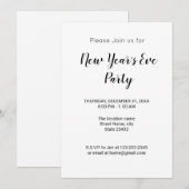 カラフルなミニマルデザインのテキスト追加用画像名 招待状 (正面/裏面)