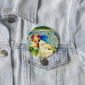 カラフルなミュシャのプリンセスのHyacinth 缶バッジ (インサイチュ)