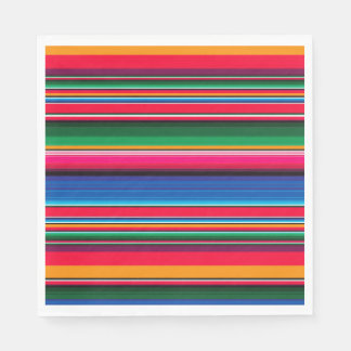 カラフルなメキシカンセラペデコパーティー スタンダードランチョンナプキン