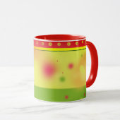 カラフルなメキシココーヒー・マグの元のデザイン マグカップ (正面右)