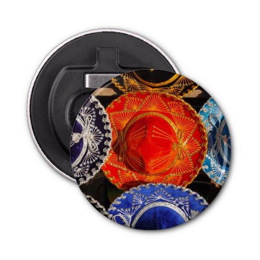 カラフルなメキシコソンブレロ 栓抜き (正面)