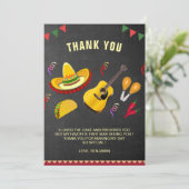 カラフルなメキシコフェスタの誕生会 サンキューカード (スタンド正面)