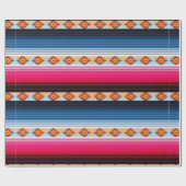 カラフルなメキシコ敷物の包装紙 ラッピングペーパー (フラット)