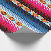 カラフルなメキシコ敷物の包装紙 ラッピングペーパー (角)