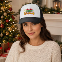 カラフルなメリークリスマスのリボンとキャンディケイン