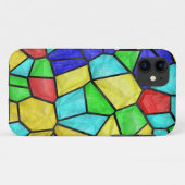 カラフルなモザイクステンドグラス Case-Mate iPhoneケース (裏面(横))