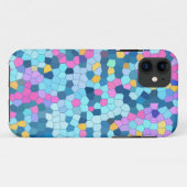 カラフルなモザイクiPhone 5の箱 Case-Mate iPhoneケース (裏面(横))