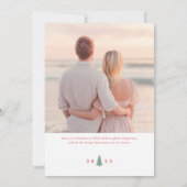 カラフルなモダンなホリデー写真カード シーズンカード (裏面)