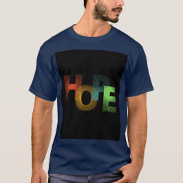 カラフルなモダン・タイポグラフィーTシャツ Tシャツ