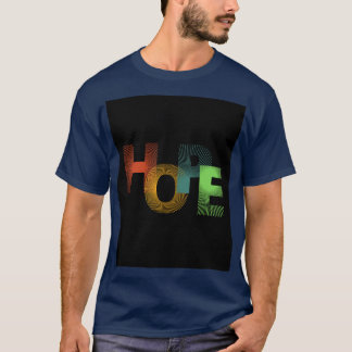 カラフルなモダン・タイポグラフィーTシャツ Tシャツ