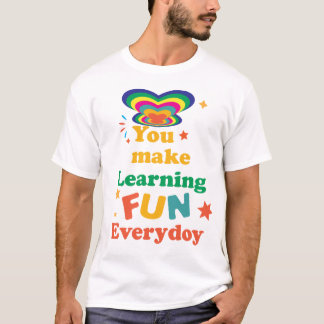 カラフルなモチベーショングラフィック Tシャツ