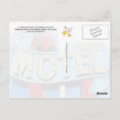 カラフルなモーテルのドア、ニュージャージー州ワイルドウッド ポストカード (裏面)