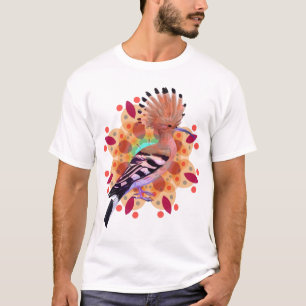 カラフルなヤツガシラの鳥 Tシャツ