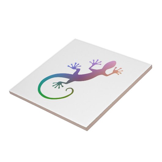 カラフルなヤモリ タイル (側面)