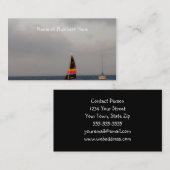 カラフルなヨット 名刺 (正面/裏面)