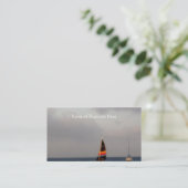 カラフルなヨット 名刺 (スタンド正面)