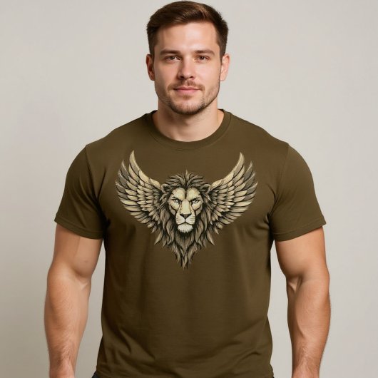 カラフルなライオンの心 Tシャツ