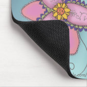 カラフルなラッパスイセンのマウスパッド マウスパッド (コーナー)