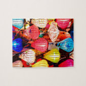 カラフルなランタン ジグソーパズル (横)