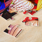 カラフルなランタン ジグソーパズル (側面)