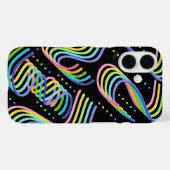 カラフルなリボンの並び アート Case-Mate iPhoneケース (裏面 (横))