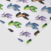 カラフルなレトロのヴィンテージの靴 薄葉紙 (詳細)