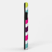 カラフルなレトロはシェブロンのiPhone 5の箱を着色します Case-Mate iPhoneケース (裏面/右)