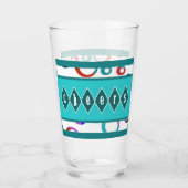 カラフルなレトロはMCMのスタイルを鳴らします タンブラーグラス (正面)