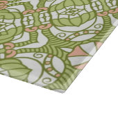 カラフルなレトロパターン背景2 カッティングボード (角)