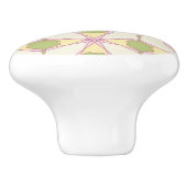 カラフルなレトロパターン背景3 セラミックノブ (側面)