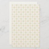 カラフルなレトロパターン背景3 便箋 (正面/裏面)