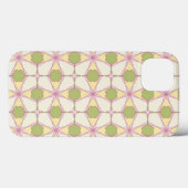 カラフルなレトロパターン背景3 Case-Mate iPhoneケース (裏面 (横))