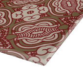 カラフルなレトロパターン背景4 カッティングボード (角)