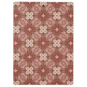 カラフルなレトロパターン背景4 クリップボード (裏面)