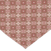 カラフルなレトロパターン背景4 ショートテーブルランナー (コーナー)