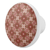 カラフルなレトロパターン背景4 セラミックノブ (右)