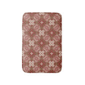 カラフルなレトロパターン背景4 バスマット (正面縦)