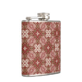 カラフルなレトロパターン背景4 フラスク (右)