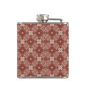 カラフルなレトロパターン背景4 フラスク (裏面)