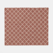 カラフルなレトロパターン背景4 フリースブランケット (正面(横))