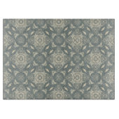 カラフルなレトロパターン背景5 カッティングボード (正面)