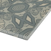 カラフルなレトロパターン背景5 カッティングボード (角)