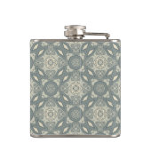 カラフルなレトロパターン背景5 フラスク (裏面)