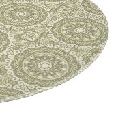 カラフルなレトロパターン背景6 カッティングボード (角)