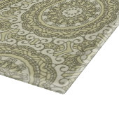 カラフルなレトロパターン背景6 カッティングボード (角)