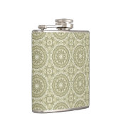 カラフルなレトロパターン背景6 フラスク (右)