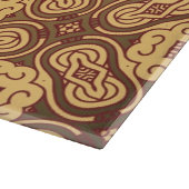 カラフルなレトロパターン背景 カッティングボード (角)