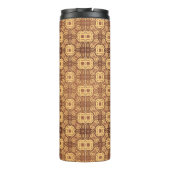 カラフルなレトロパターン背景 タンブラー (裏面)