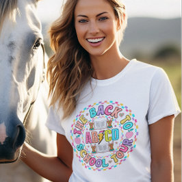 カラフルなレトロ教師の引用Tシャツ Tシャツ